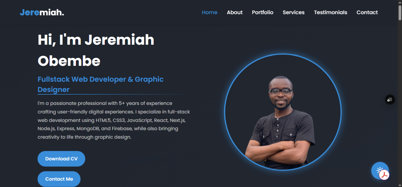 Fullstack Developer's Portfolio